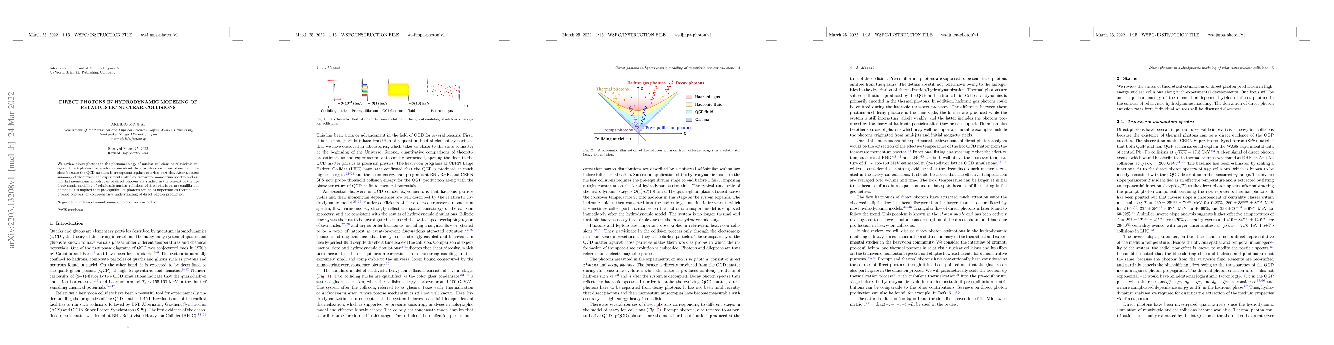 Thumbnail for Direct Photons in Hydrodynamic Modeling of Relativistic Nuclear
  Collisions