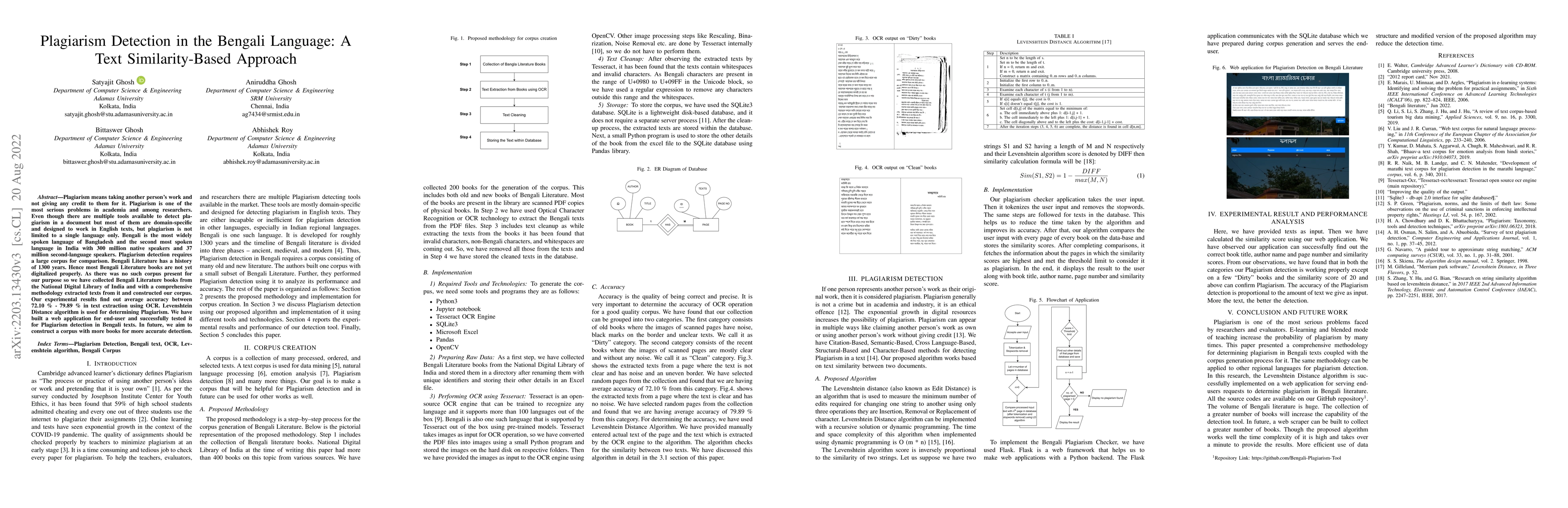 Thumbnail for Plagiarism Detection in the Bengali Language: A Text Similarity-Based
  Approach