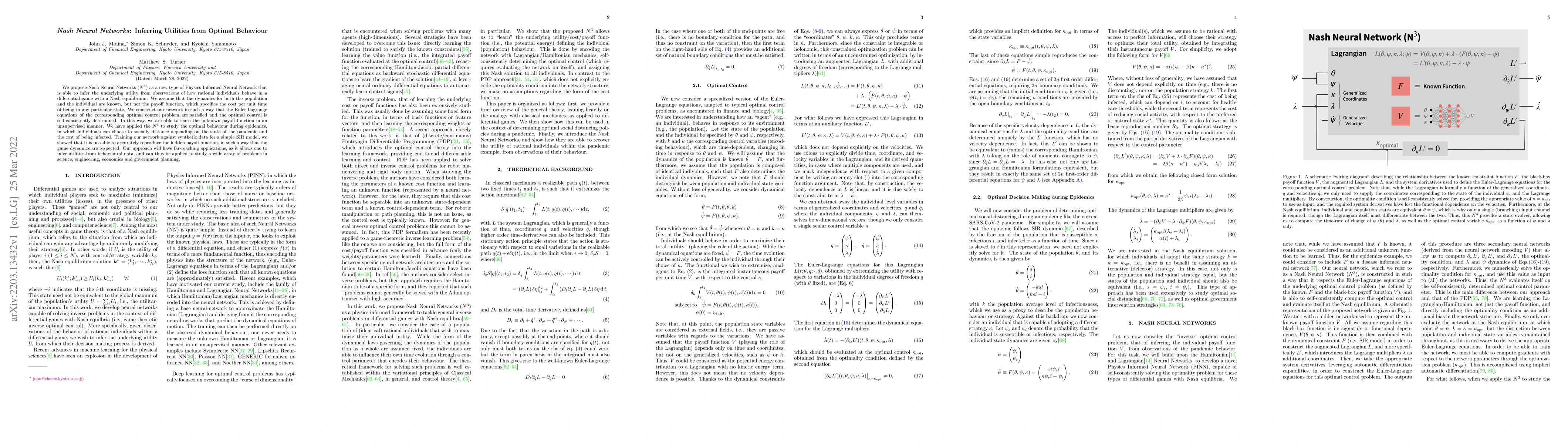 Thumbnail for Nash Neural Networks : Inferring Utilities from Optimal Behaviour