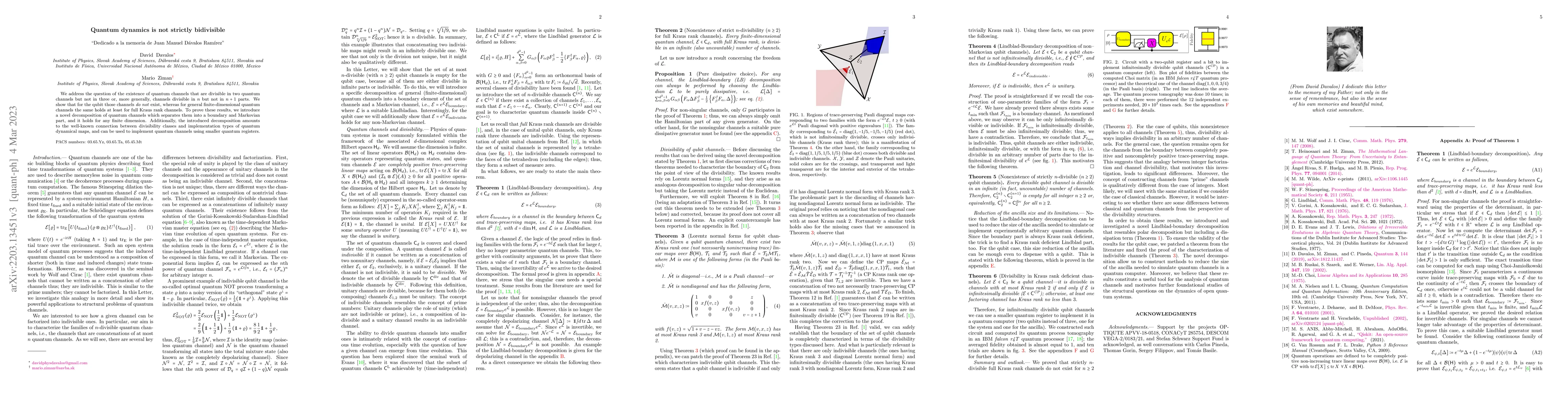 Thumbnail for Quantum dynamics is not strictly bidivisible