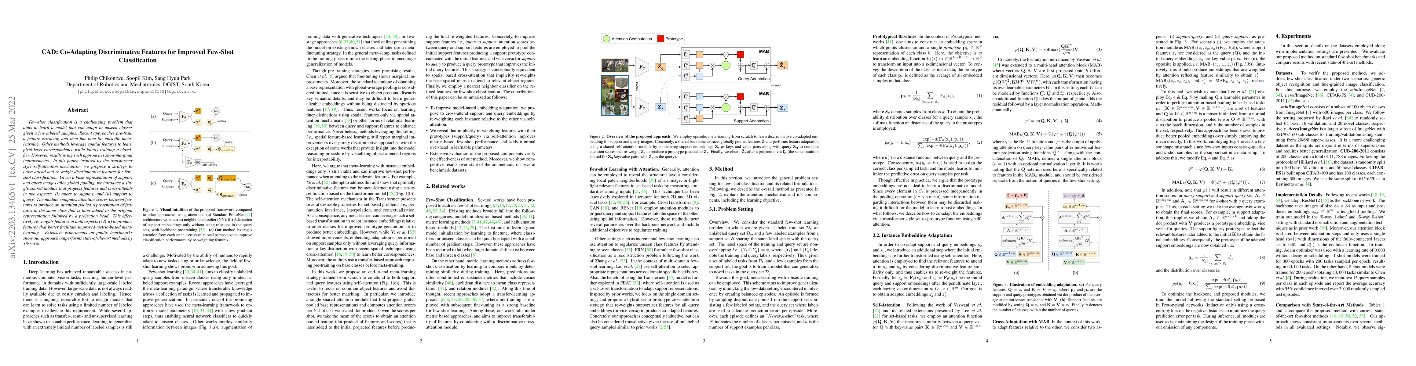 Thumbnail for CAD: Co-Adapting Discriminative Features for Improved Few-Shot
  Classification