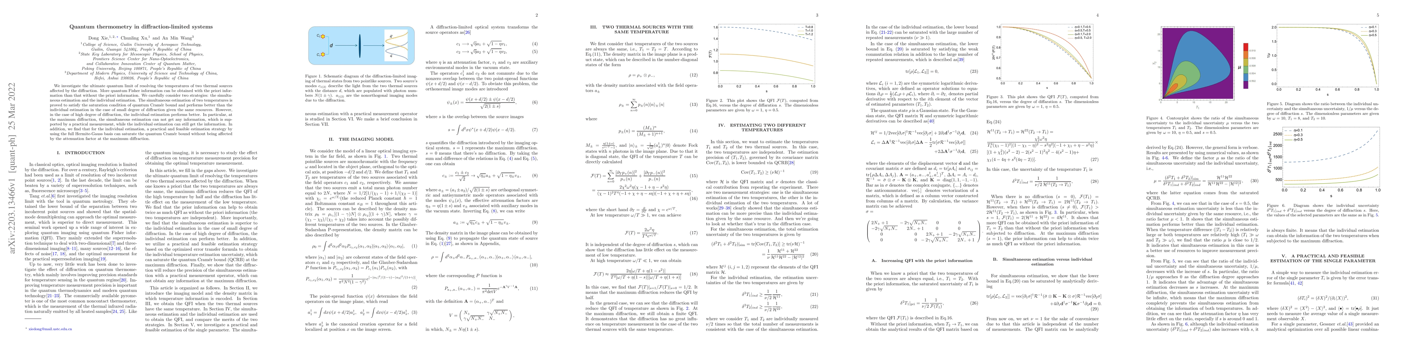 Thumbnail for Quantum thermometry in diffraction-limited systems