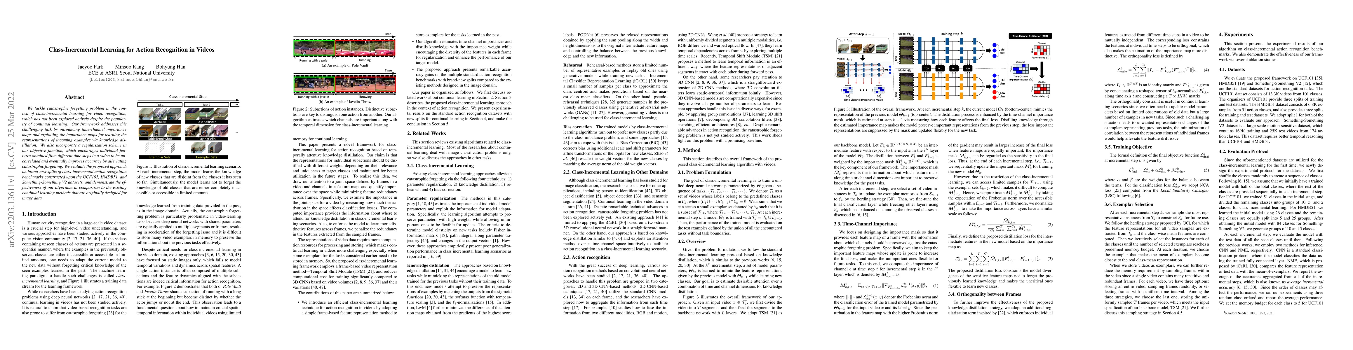 Thumbnail for Class-Incremental Learning for Action Recognition in Videos