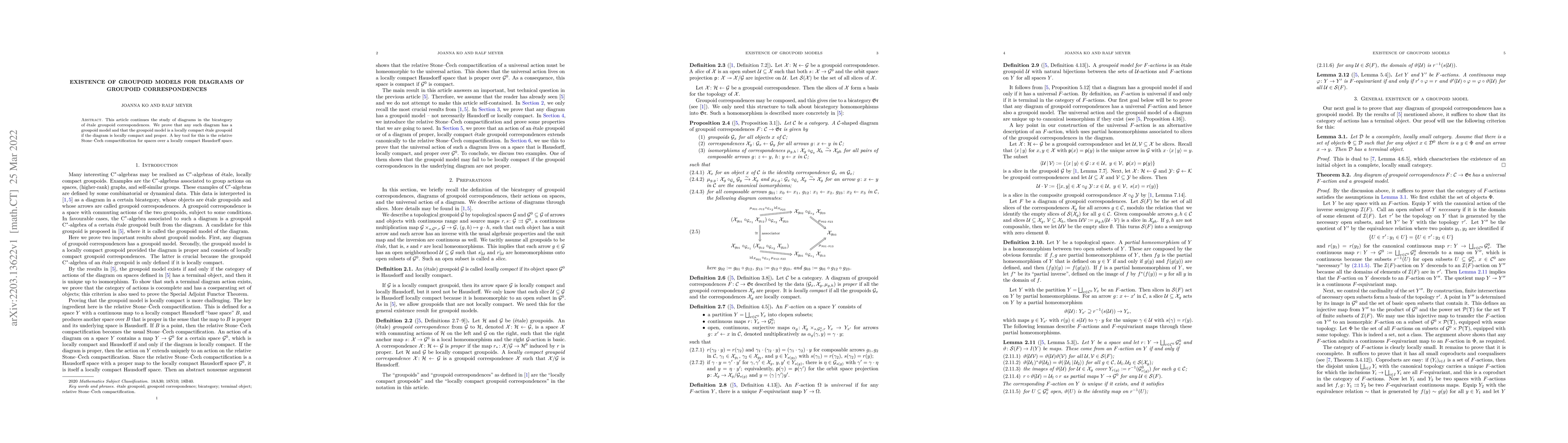 Thumbnail for Existence of groupoid models for diagrams of groupoid correspondences