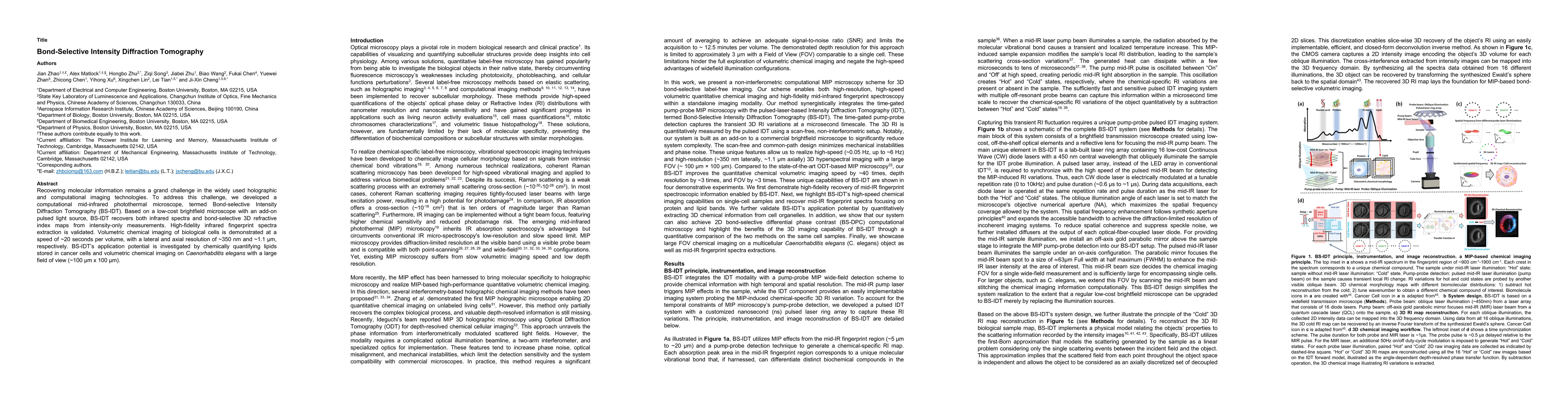 Thumbnail for Bond-Selective Intensity Diffraction Tomography