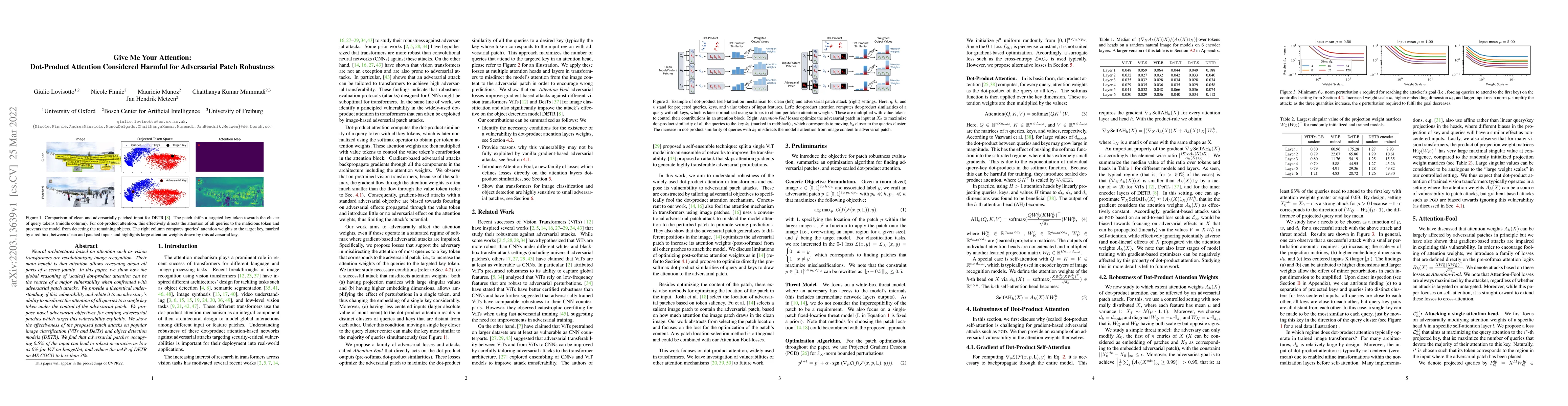 Thumbnail for Give Me Your Attention: Dot-Product Attention Considered Harmful for
  Adversarial Patch Robustness