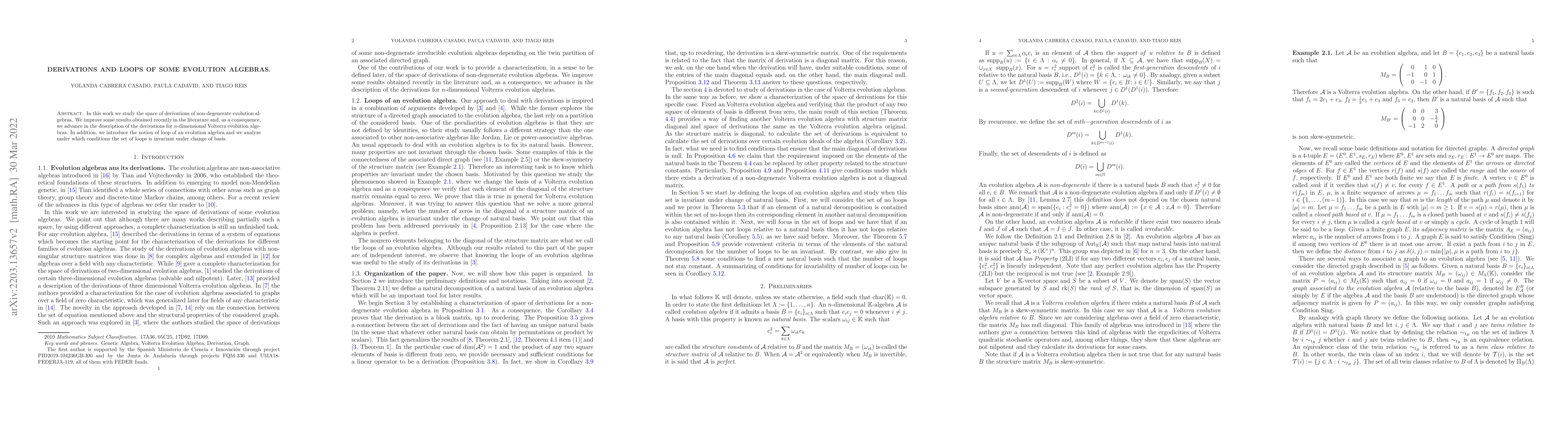 Thumbnail for Derivations and loops of some evolution algebras