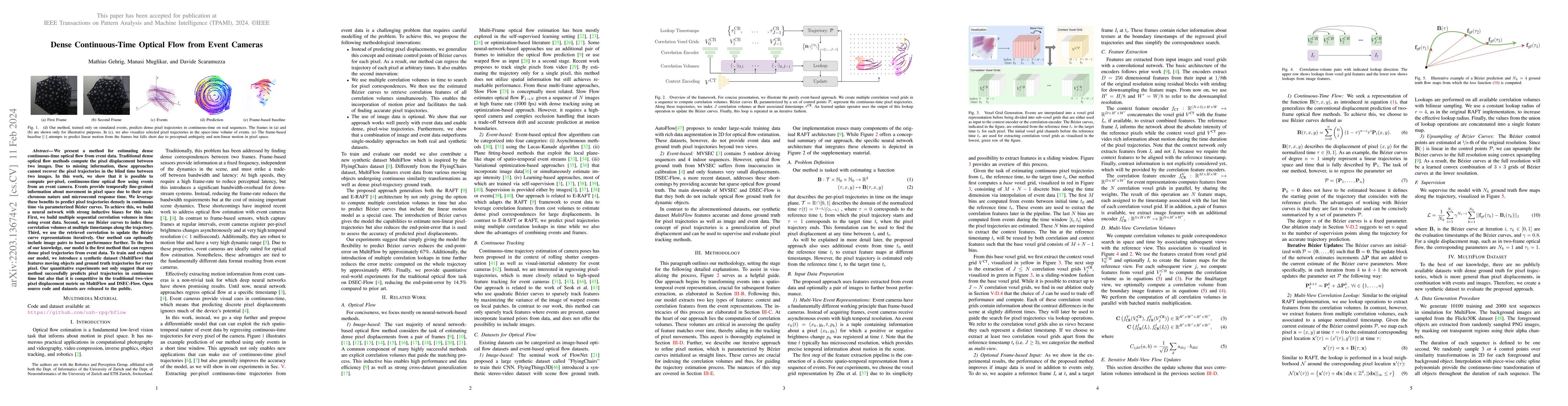 Thumbnail for Dense Continuous-Time Optical Flow from Events and Frames