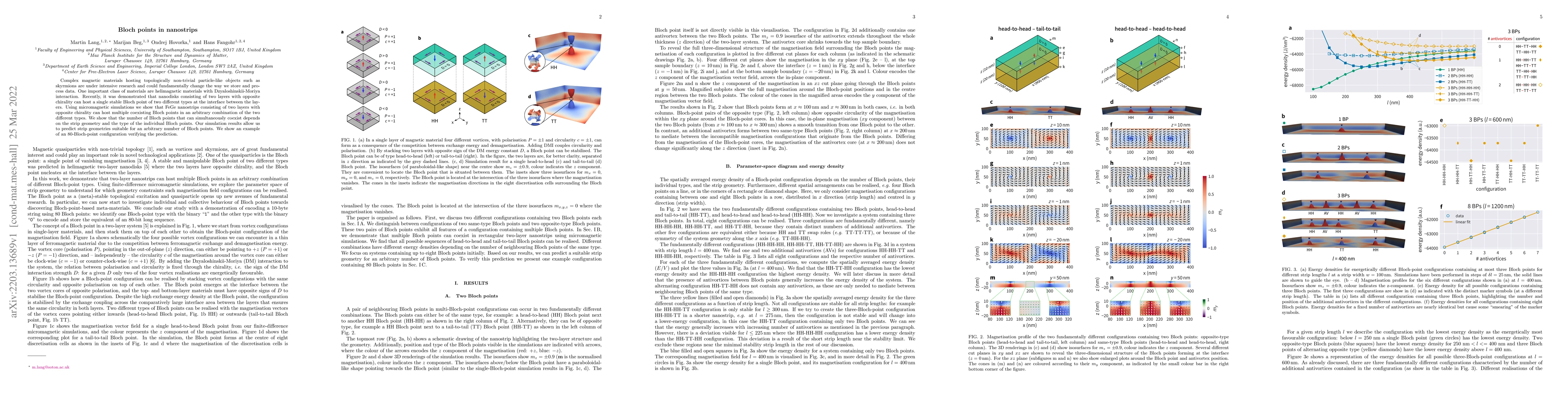 Thumbnail for Bloch points in nanostrips