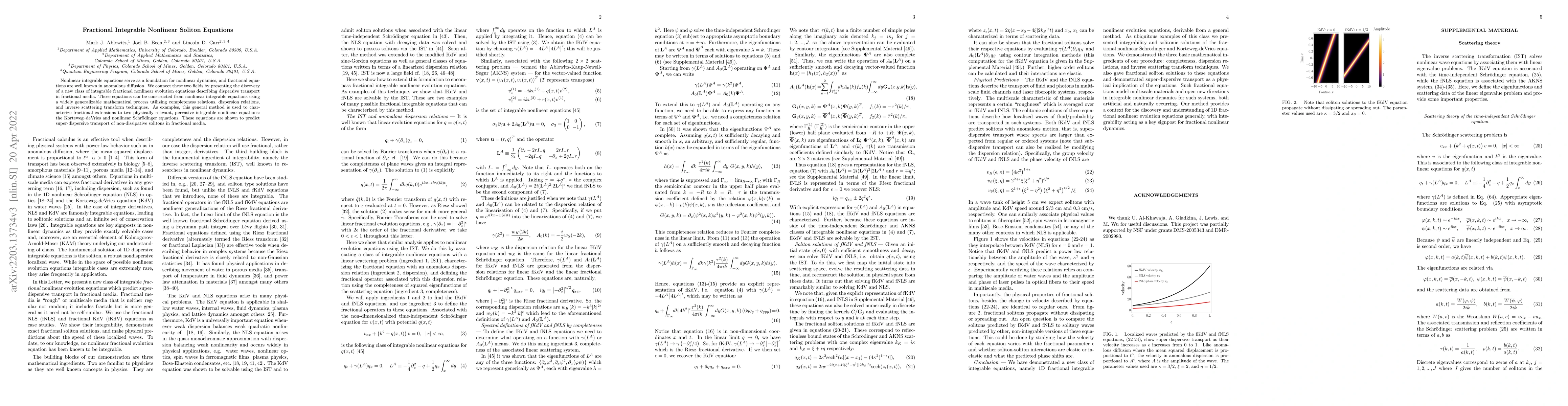 Thumbnail for Fractional Integrable Nonlinear Soliton Equations