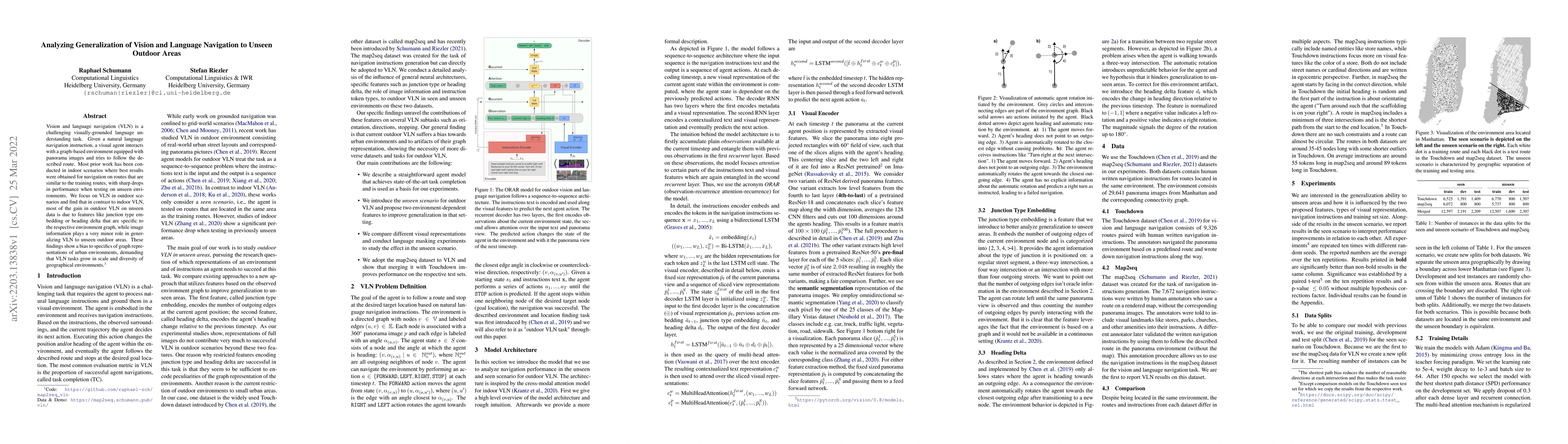 Thumbnail for Analyzing Generalization of Vision and Language Navigation to Unseen
  Outdoor Areas