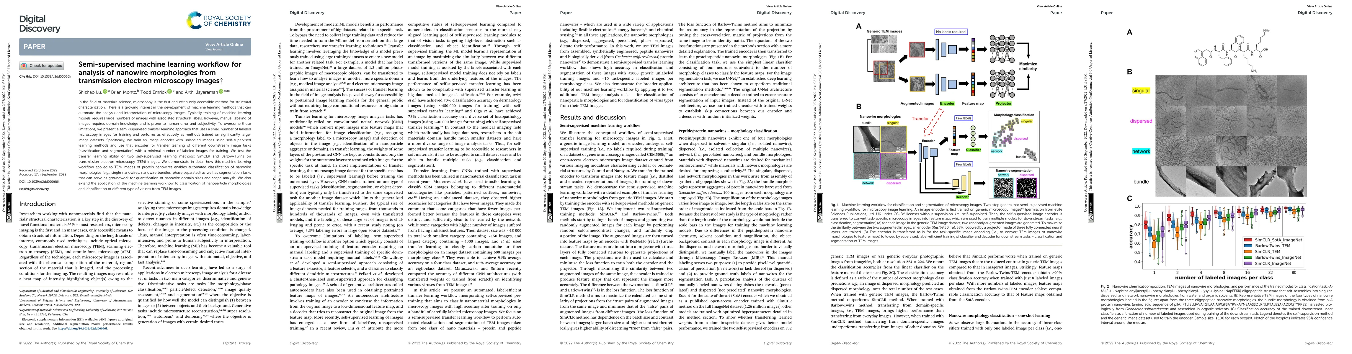 Thumbnail for Semi-supervised machine learning model for analysis of nanowire
  morphologies from transmission electron microscopy images