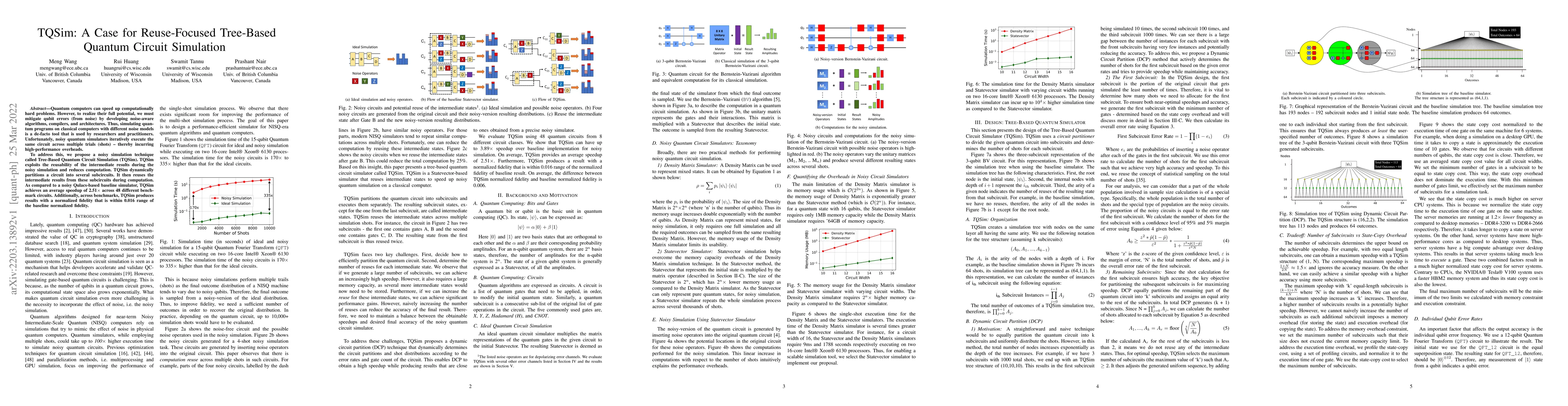Thumbnail for TQSim: A Case for Reuse-Focused Tree-Based Quantum Circuit Simulation