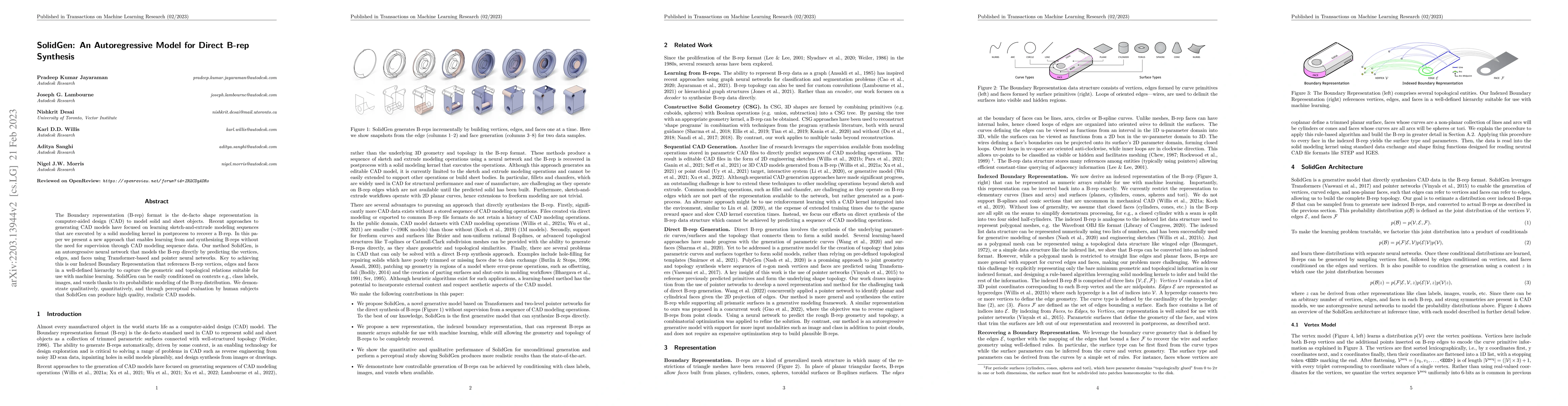 Thumbnail for SolidGen: An Autoregressive Model for Direct B-rep Synthesis