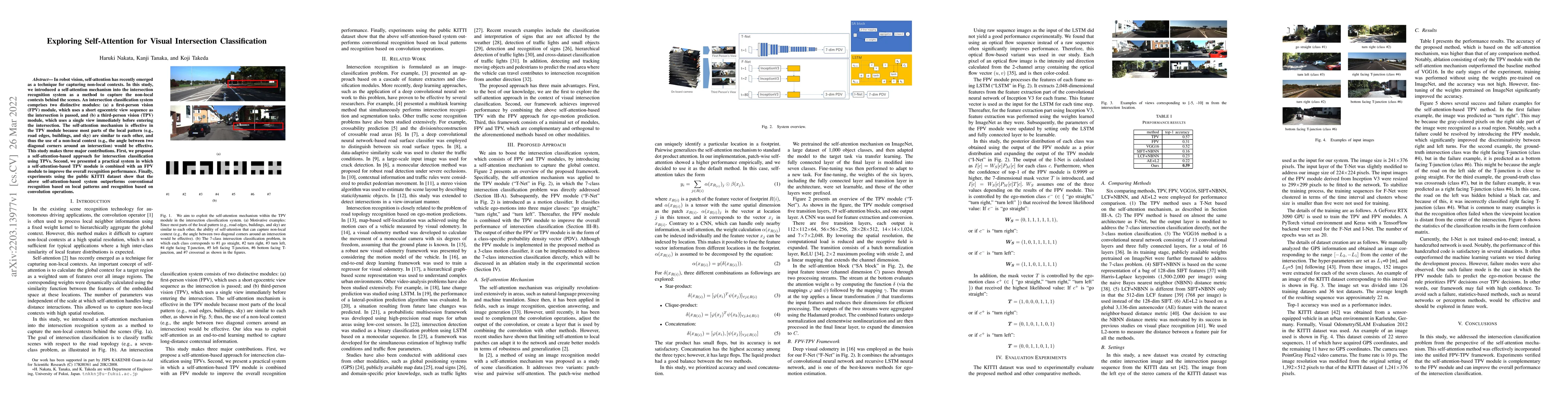 Thumbnail for Exploring Self-Attention for Visual Intersection Classification