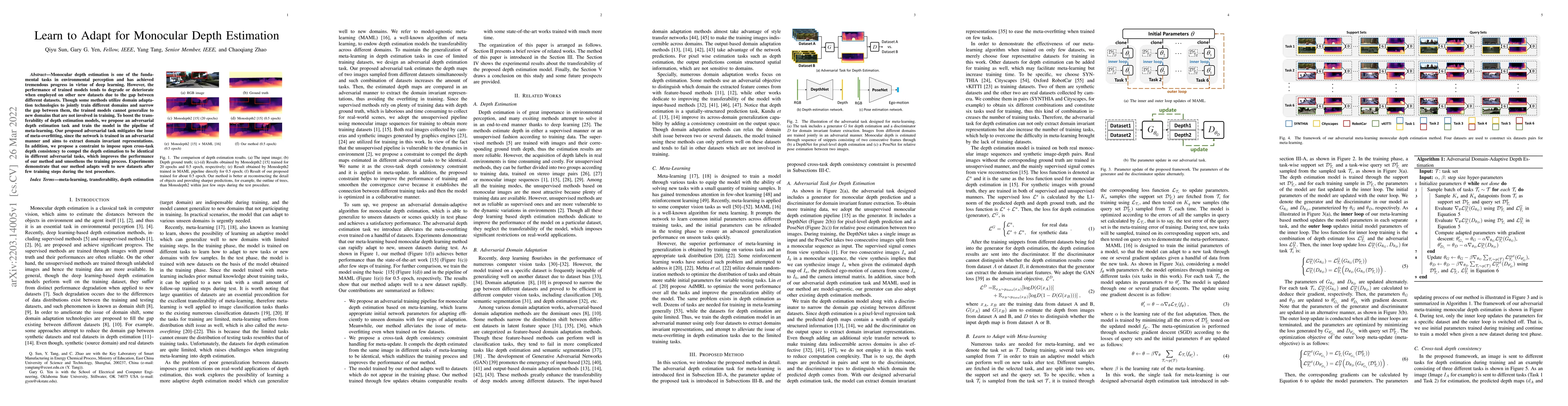 Thumbnail for Learn to Adapt for Monocular Depth Estimation