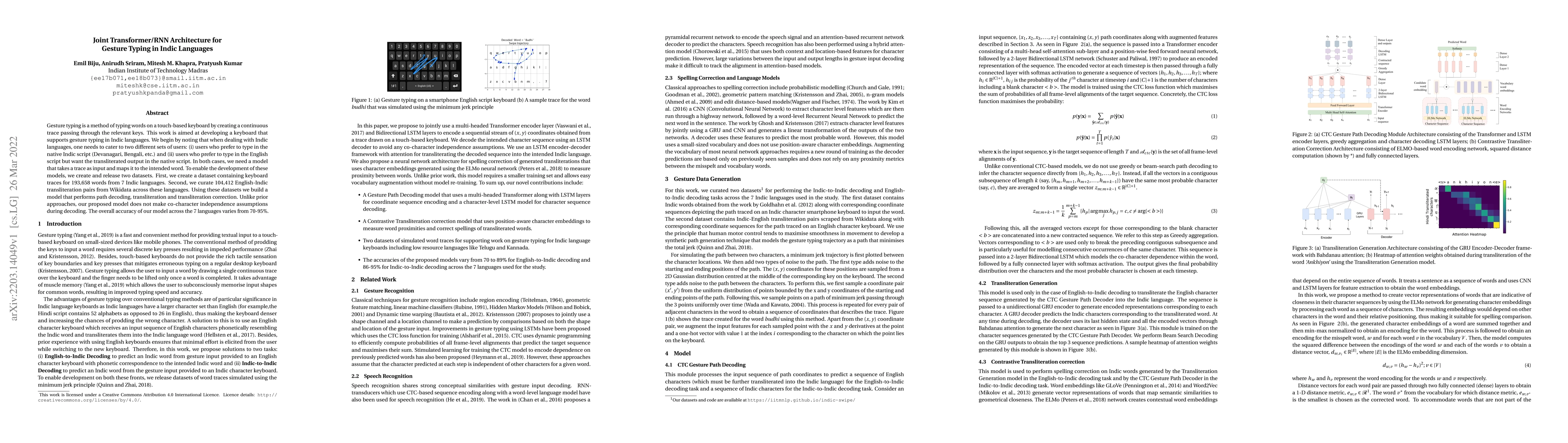 Thumbnail for Joint Transformer/RNN Architecture for Gesture Typing in Indic Languages