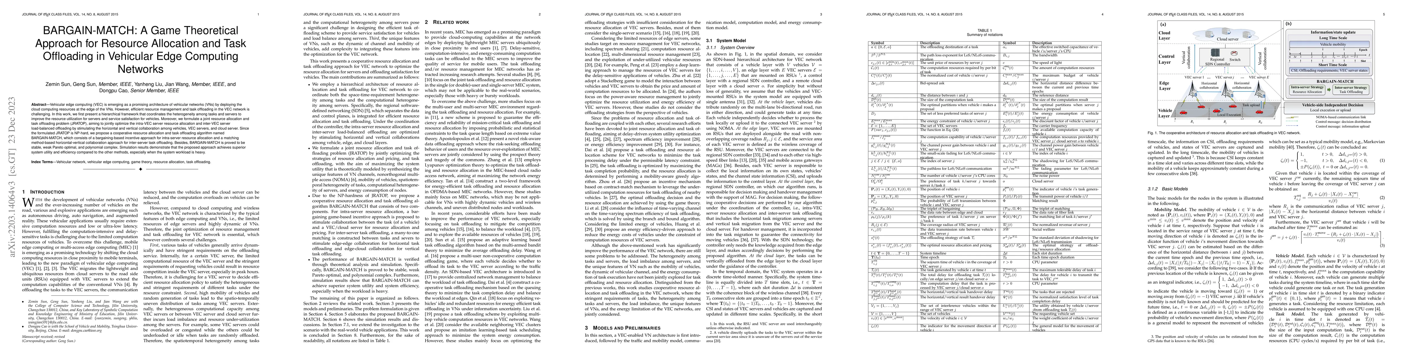 Thumbnail for BARGAIN-MATCH: A Game Theoretical Approach for Resource Allocation and
  Task Offloading in Vehicular Edge Computing Networks