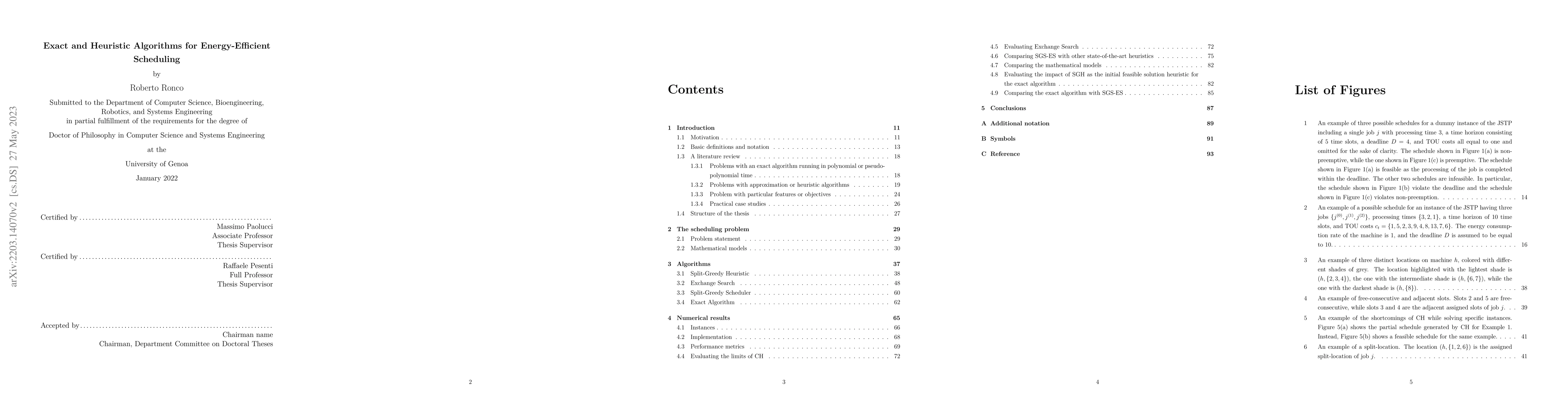 Thumbnail for Exact and Heuristic Algorithms for Energy-Efficient Scheduling