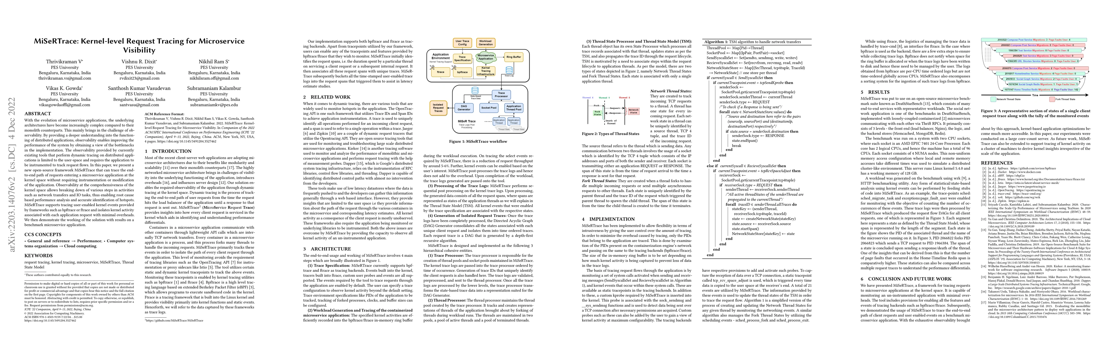 Thumbnail for MiSeRTrace: Kernel-level Request Tracing for Microservice Visibility