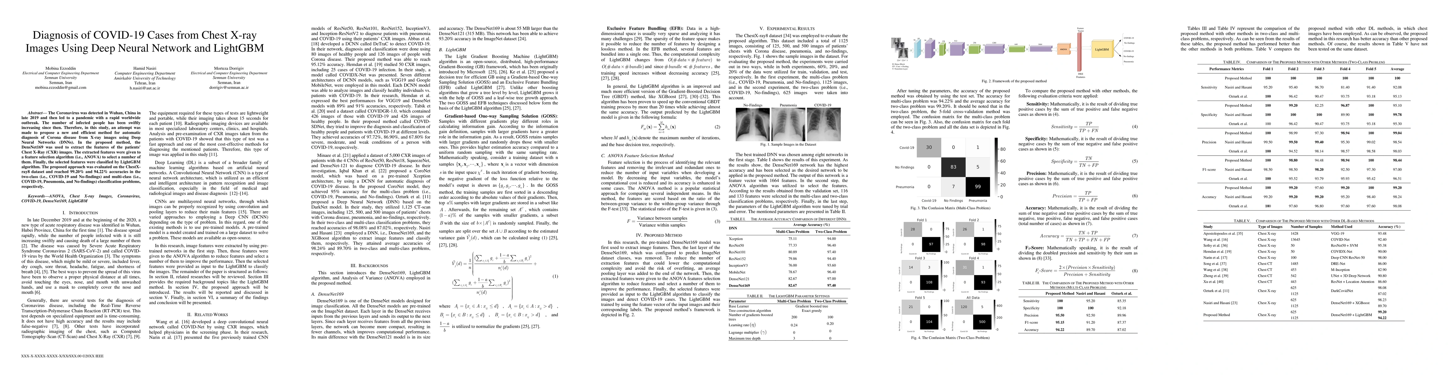 Thumbnail for Diagnosis of COVID-19 Cases from Chest X-ray Images Using Deep Neural
  Network and LightGBM