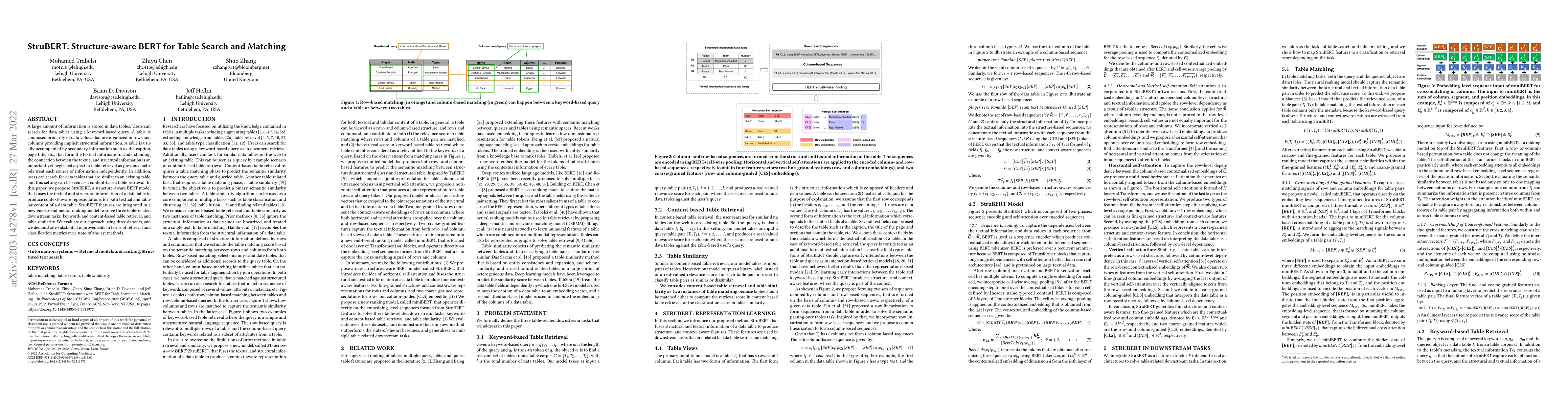 Thumbnail for StruBERT: Structure-aware BERT for Table Search and Matching