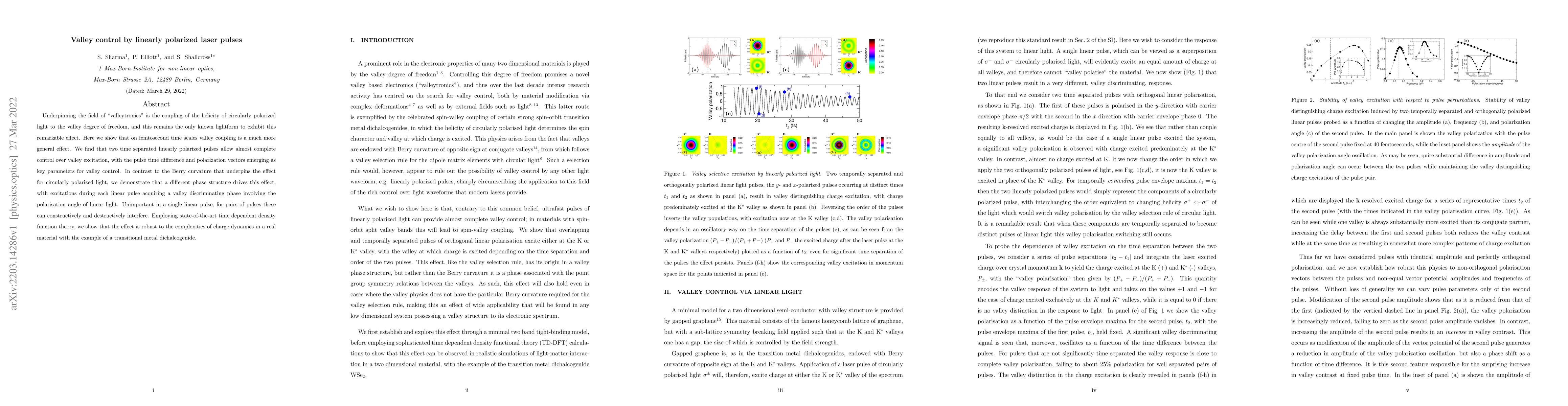 Thumbnail for Valley control by linearly polarized laser pulses