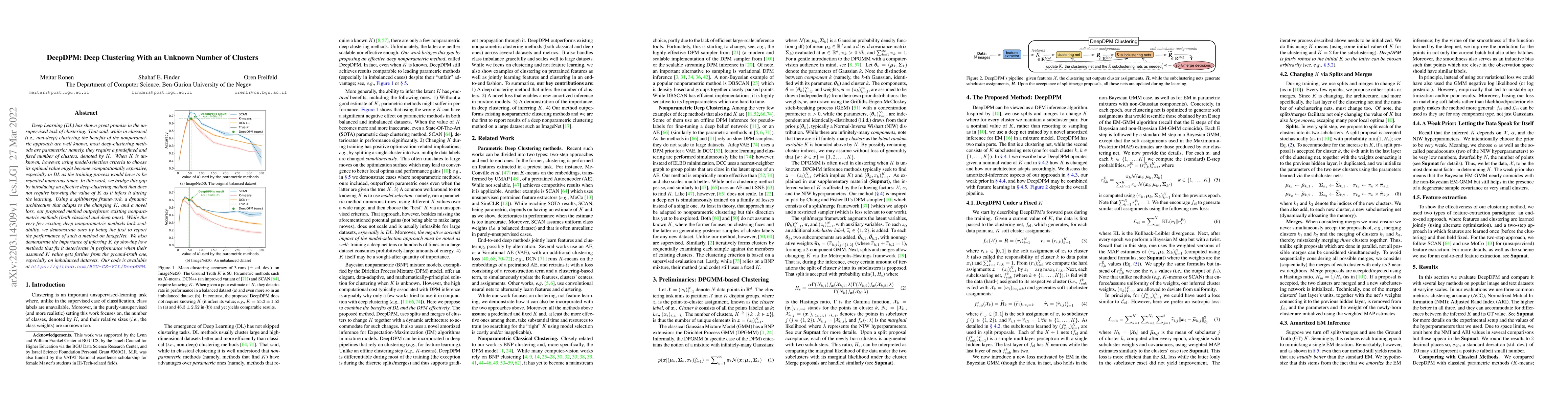 Thumbnail for DeepDPM: Deep Clustering With an Unknown Number of Clusters