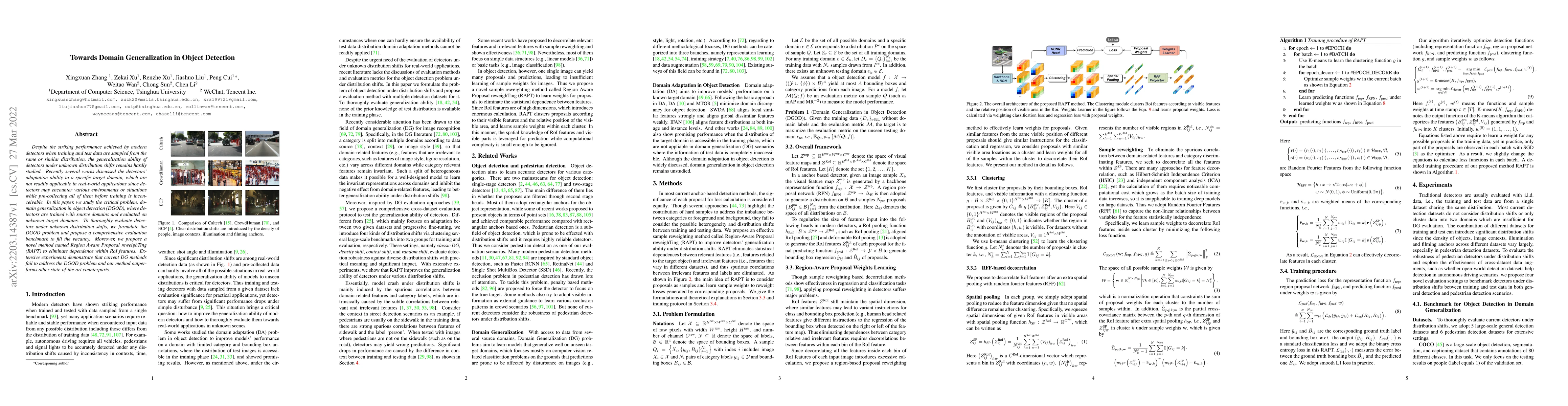 Thumbnail for Towards Domain Generalization in Object Detection