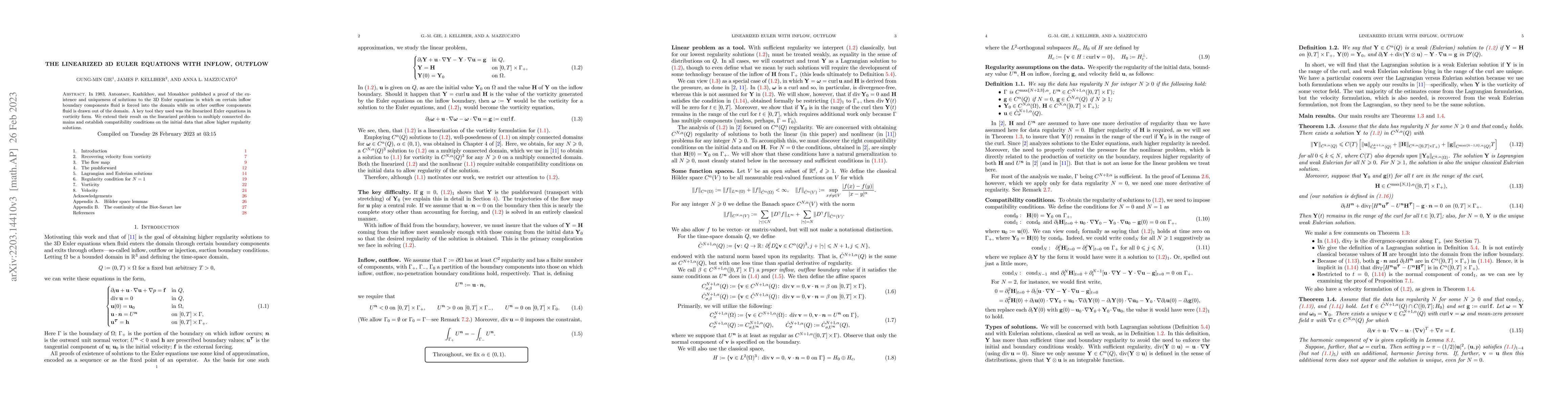 Thumbnail for The linearized 3D Euler equations with inflow, outflow