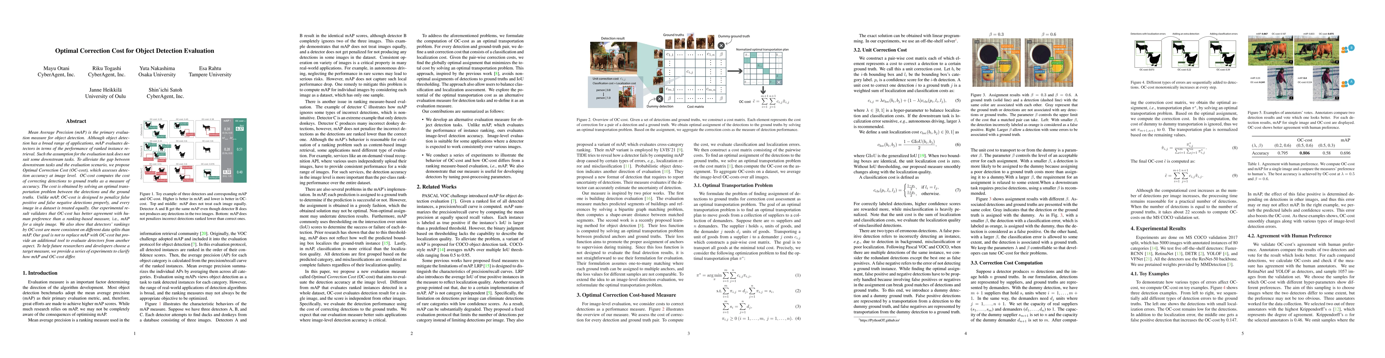 Thumbnail for Optimal Correction Cost for Object Detection Evaluation