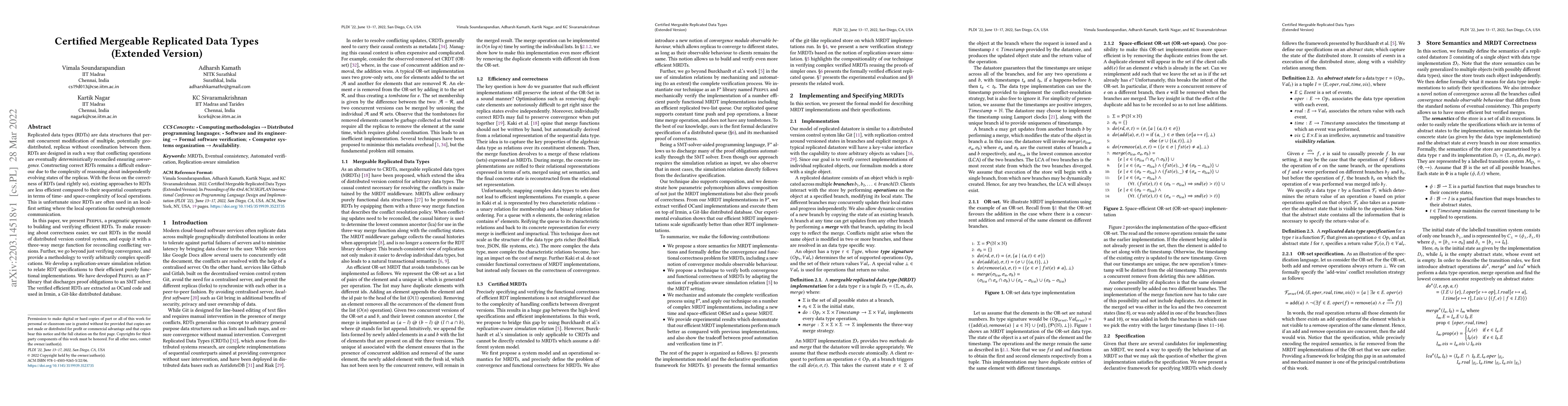 Thumbnail for Certified Mergeable Replicated Data Types