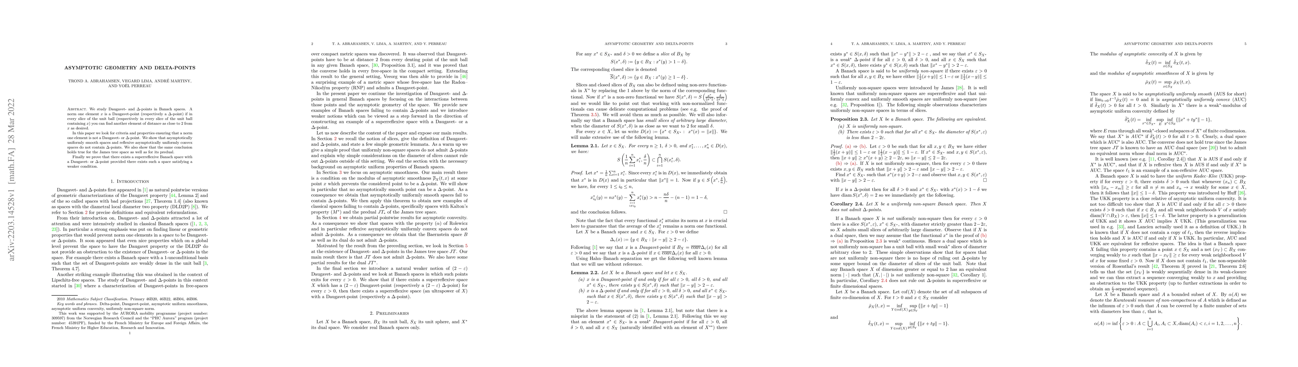 Thumbnail for Asymptotic geometry and delta-points