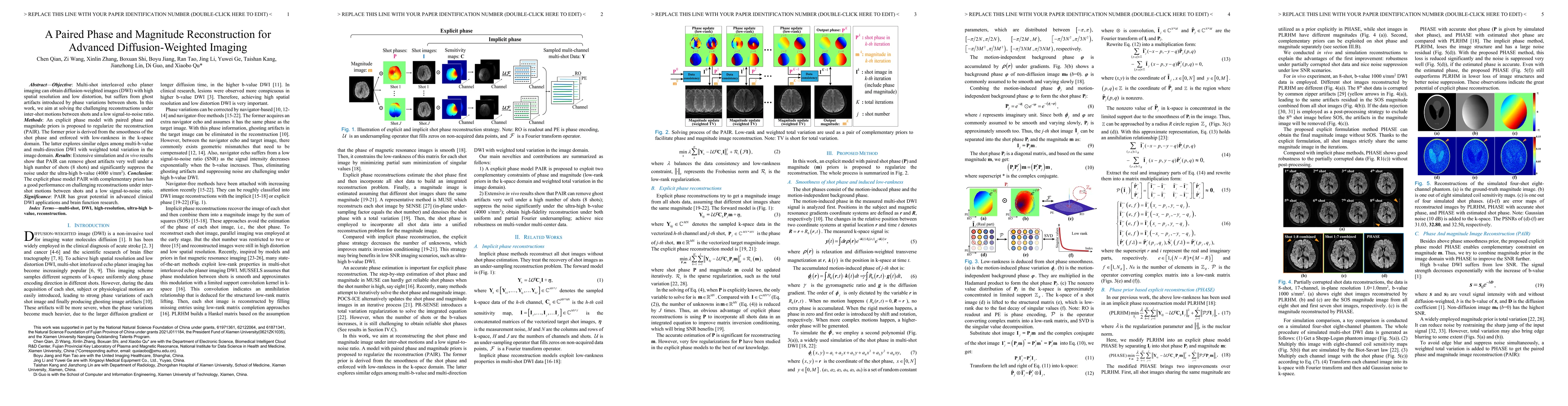 Thumbnail for A Paired Phase and Magnitude Reconstruction for Advanced
  Diffusion-Weighted Imaging