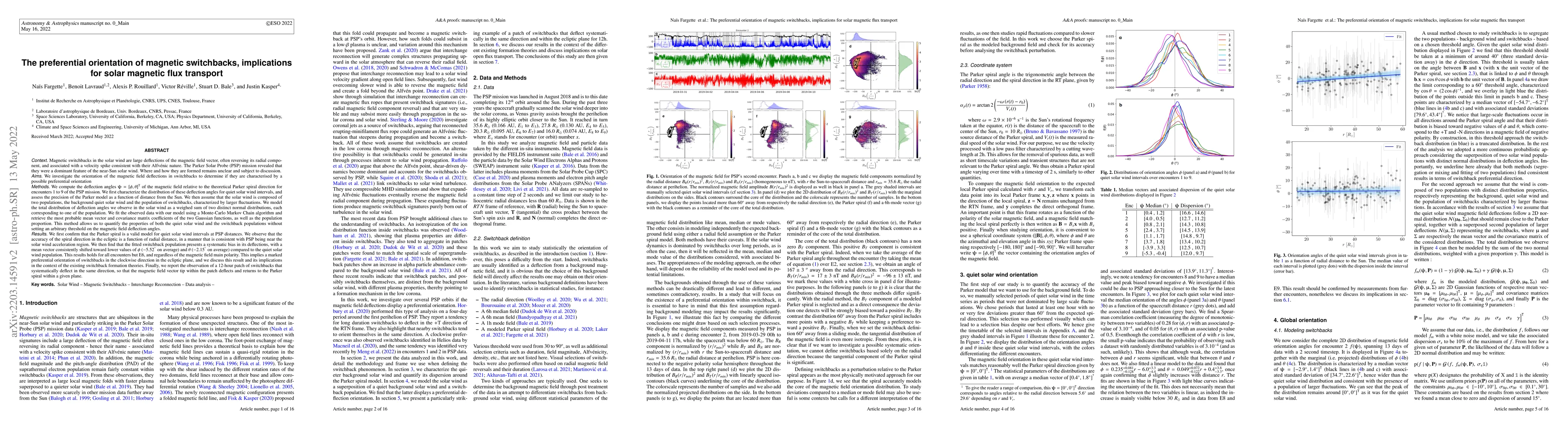 Thumbnail for The preferential orientation of magnetic switchbacks, implications for
  solar magnetic flux transport