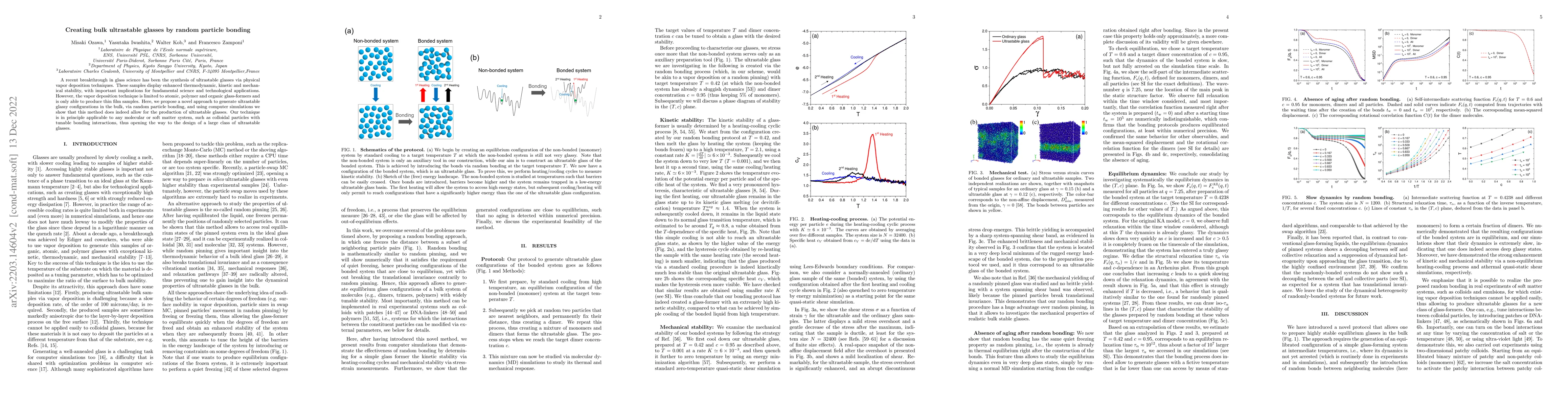 Thumbnail for Creating bulk ultrastable glasses by random particle bonding