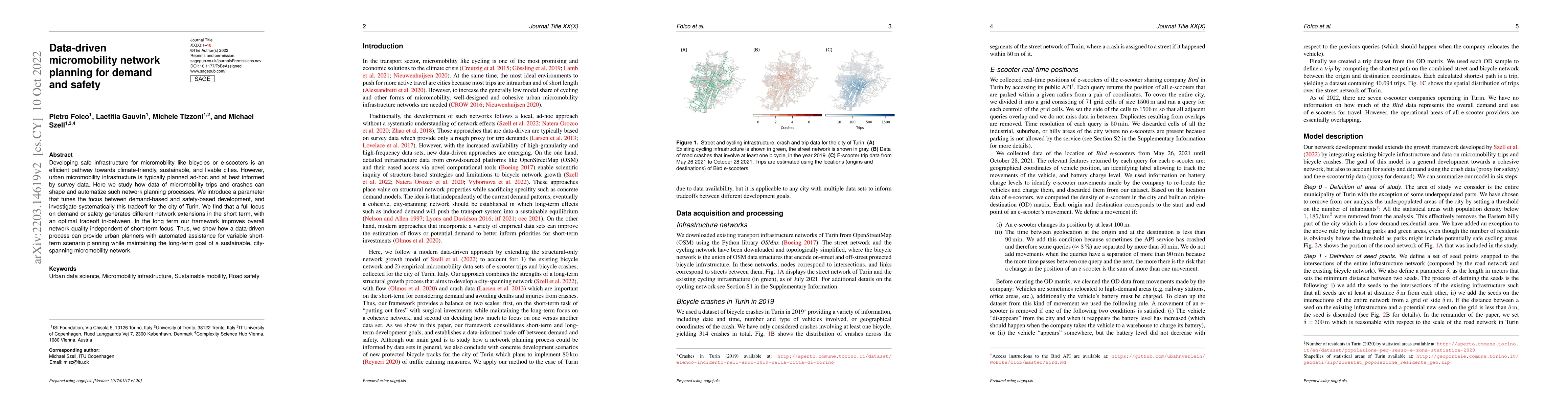 Thumbnail for Data-driven micromobility network planning for demand and safety