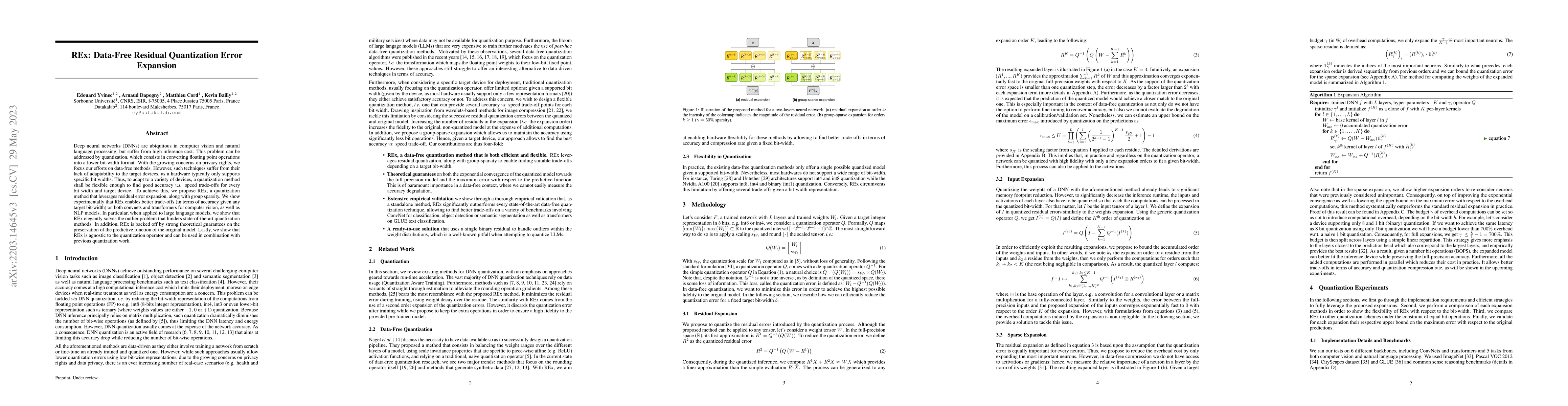Thumbnail for REx: Data-Free Residual Quantization Error Expansion