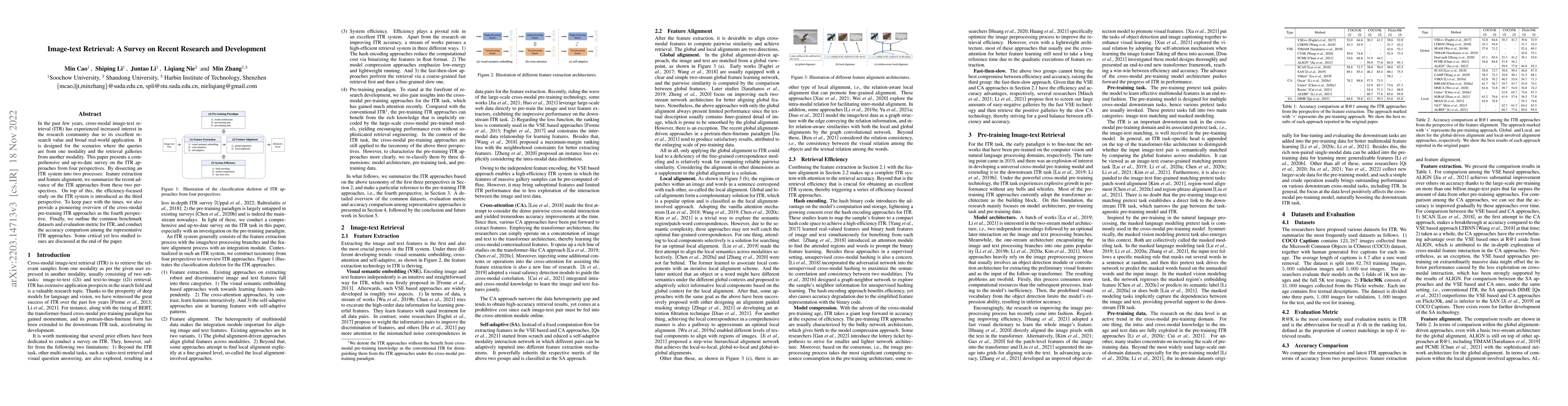 Thumbnail for Image-text Retrieval: A Survey on Recent Research and Development