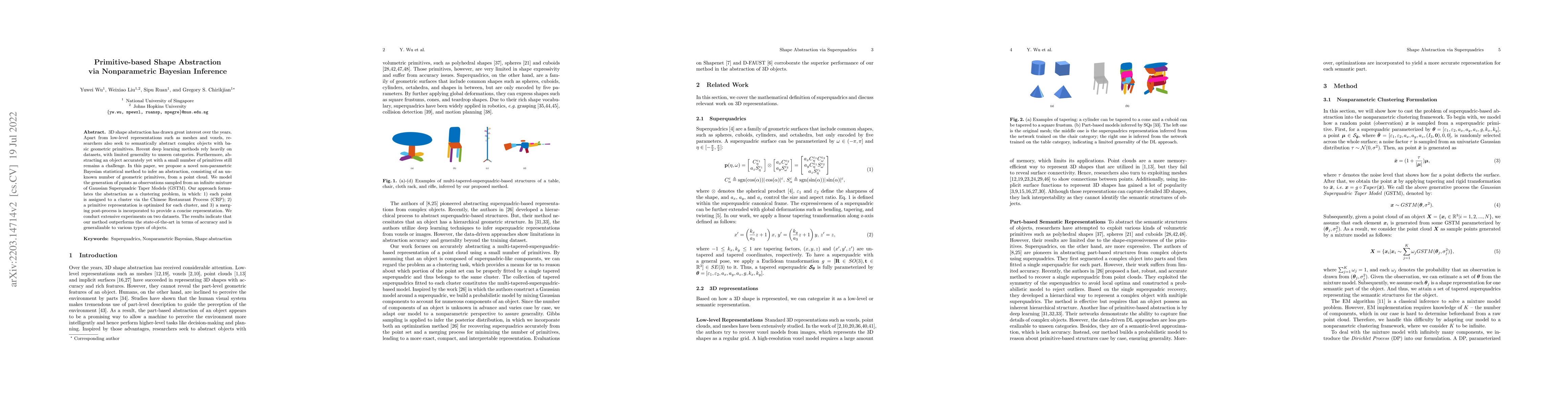 Thumbnail for Primitive-based Shape Abstraction via Nonparametric Bayesian Inference