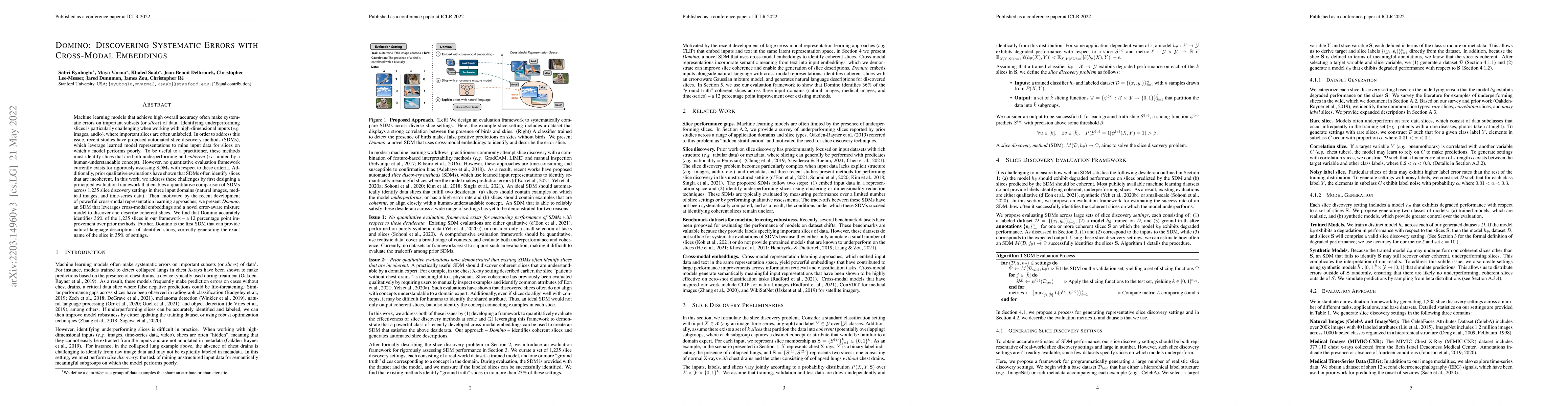 Thumbnail for Domino: Discovering Systematic Errors with Cross-Modal Embeddings