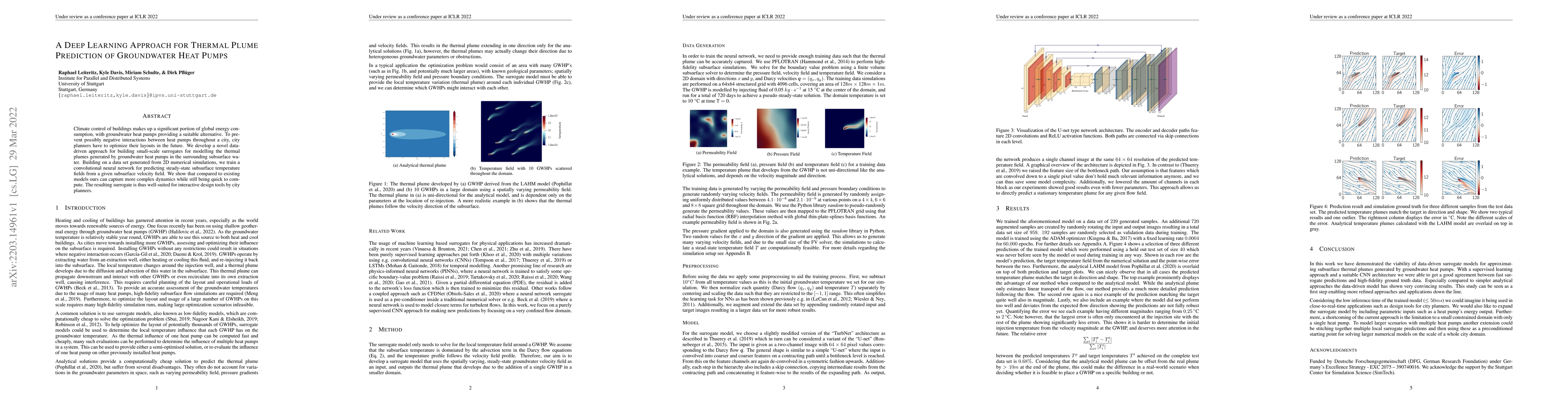 Thumbnail for A Deep Learning Approach for Thermal Plume Prediction of Groundwater
  Heat Pumps