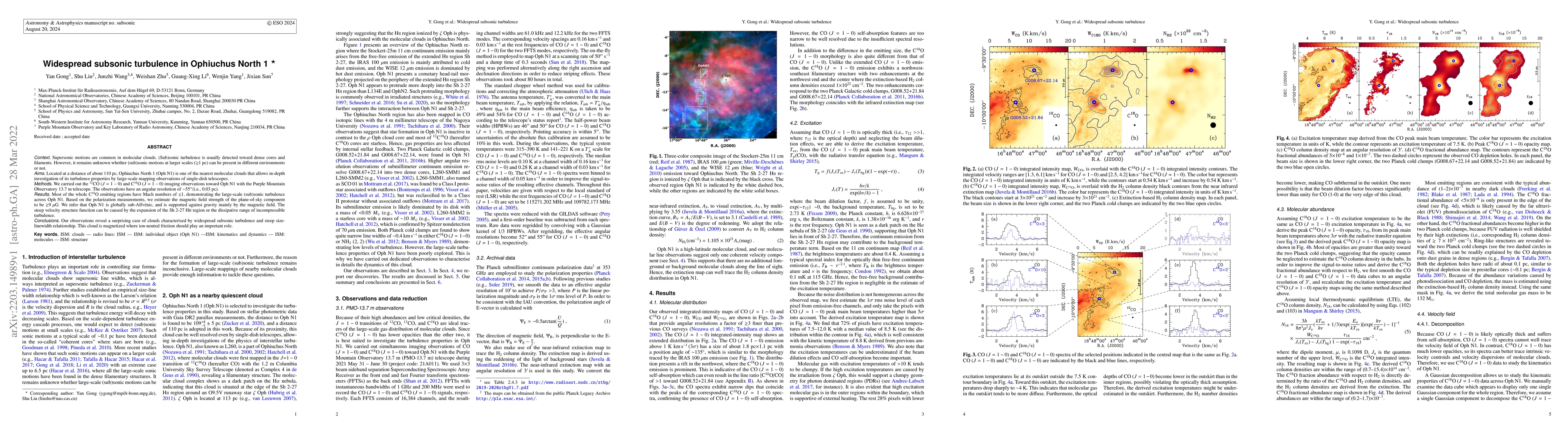 Thumbnail for Widespread subsonic turbulence in Ophiuchus North 1