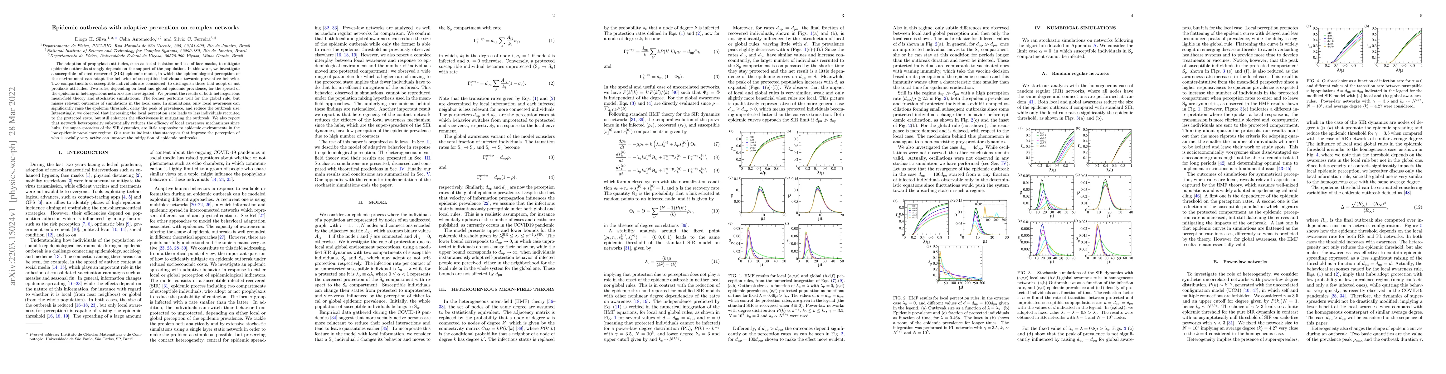 Thumbnail for Epidemic outbreaks with adaptive prevention on complex networks