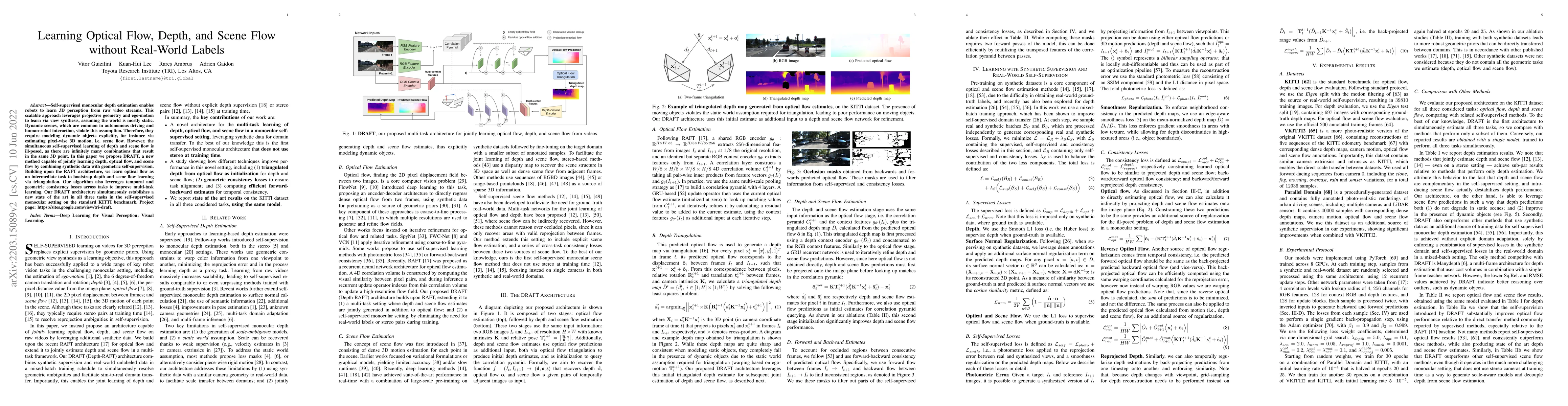 Thumbnail for Learning Optical Flow, Depth, and Scene Flow without Real-World Labels