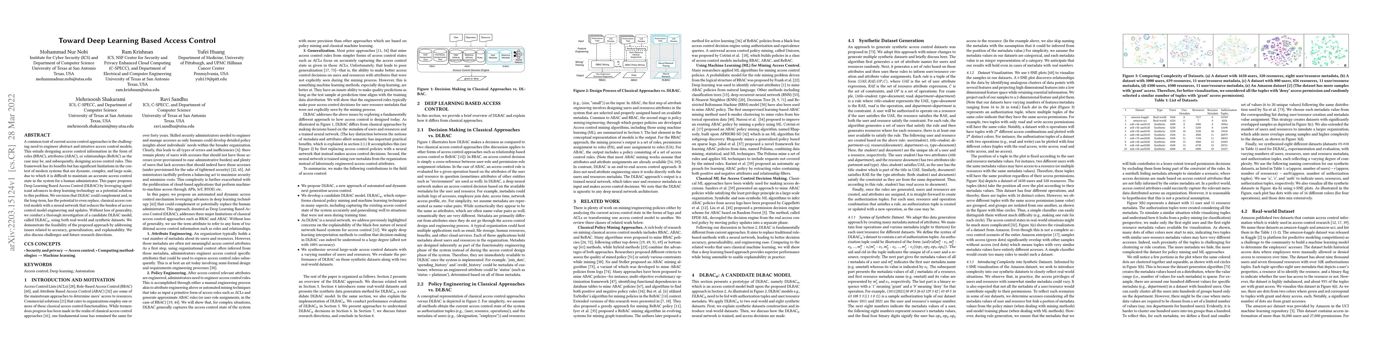 Thumbnail for Toward Deep Learning Based Access Control