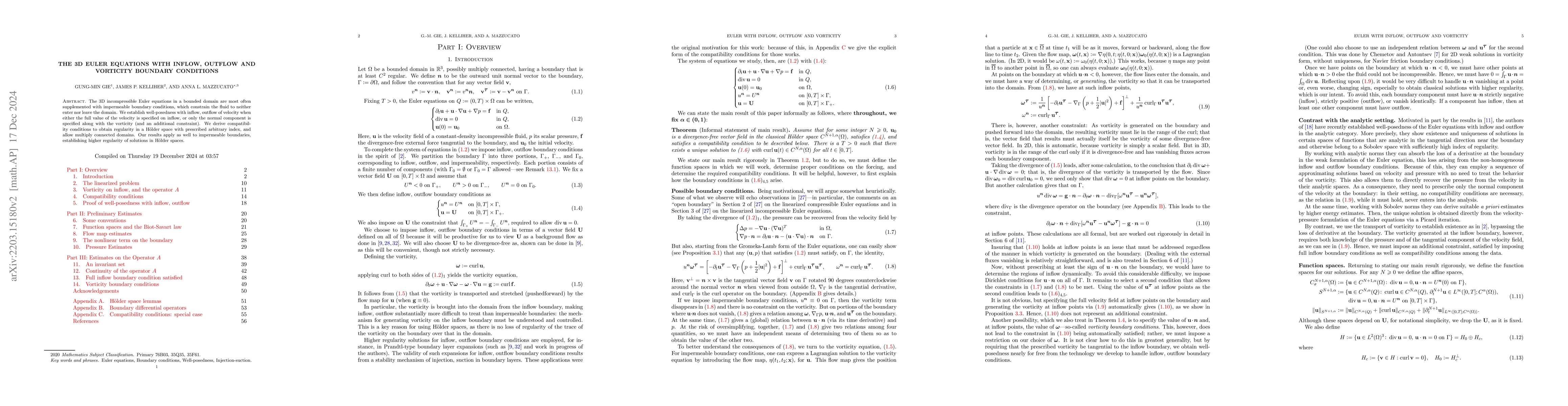 Thumbnail for The 3D Euler equations with inflow, outflow and vorticity boundary
  conditions