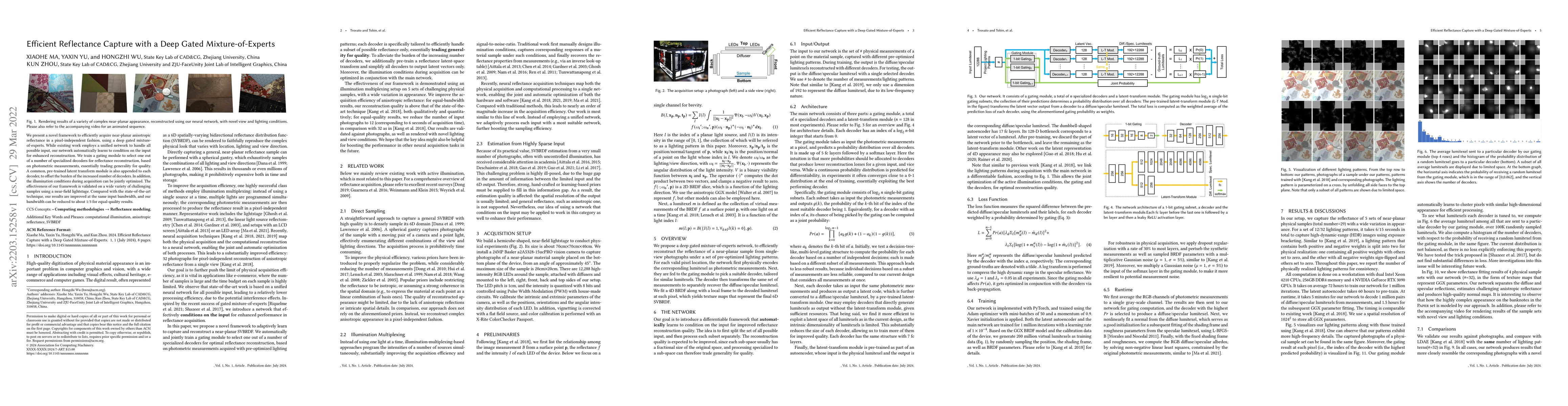 Thumbnail for Efficient Reflectance Capture with a Deep Gated Mixture-of-Experts