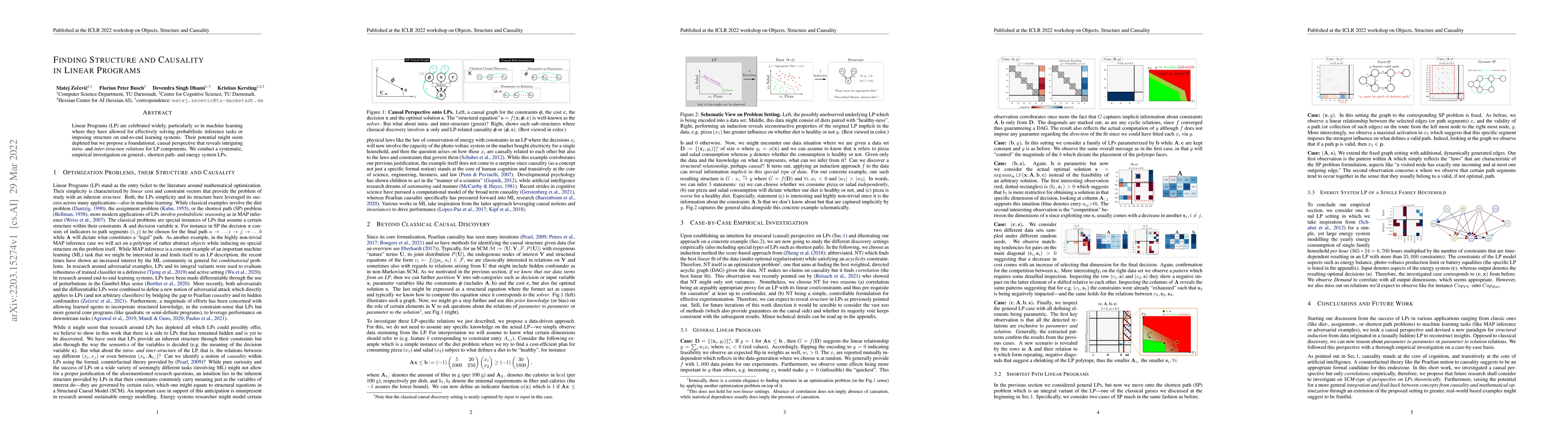 Thumbnail for Finding Structure and Causality in Linear Programs