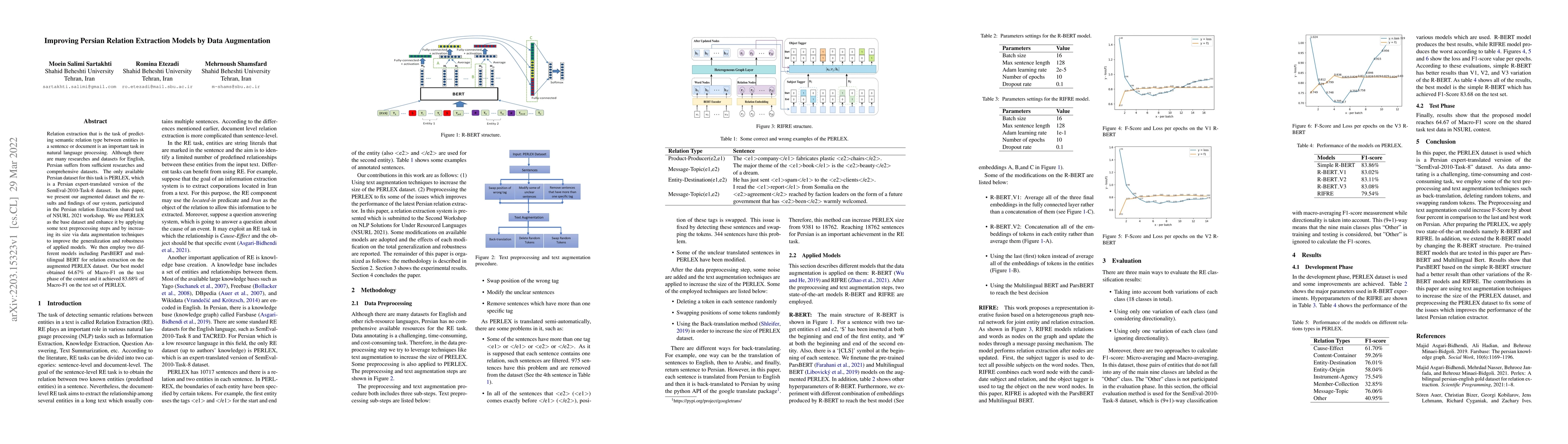 Thumbnail for Improving Persian Relation Extraction Models by Data Augmentation